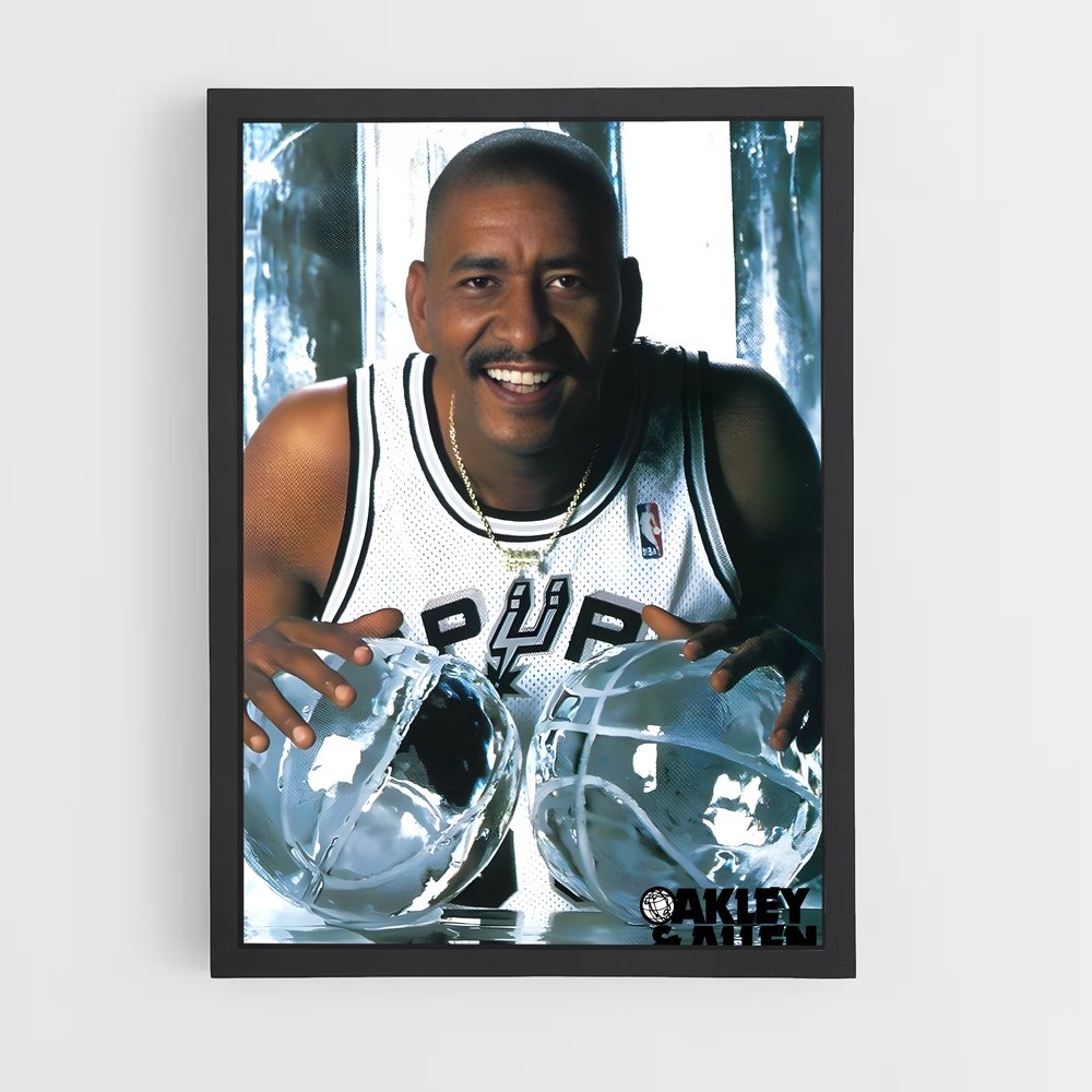 Poster Double Glace – affiche Basketball (vue 2)